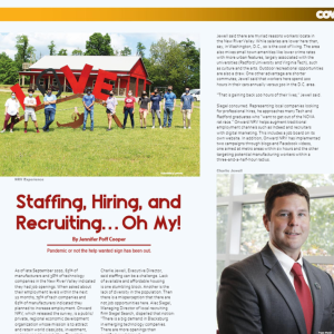 Onward NRV Talent Initiatives Featured in Valley Business Front