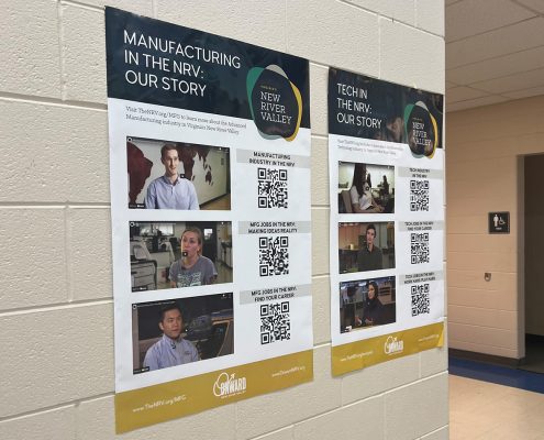 Onward NRV Posters Promote Tech and Manufacturing Jobs to Students
