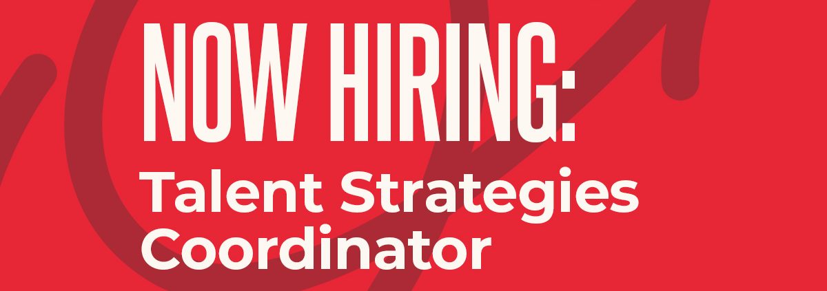 Onward NRV Now Hiring: Talent Strategies Coordinator